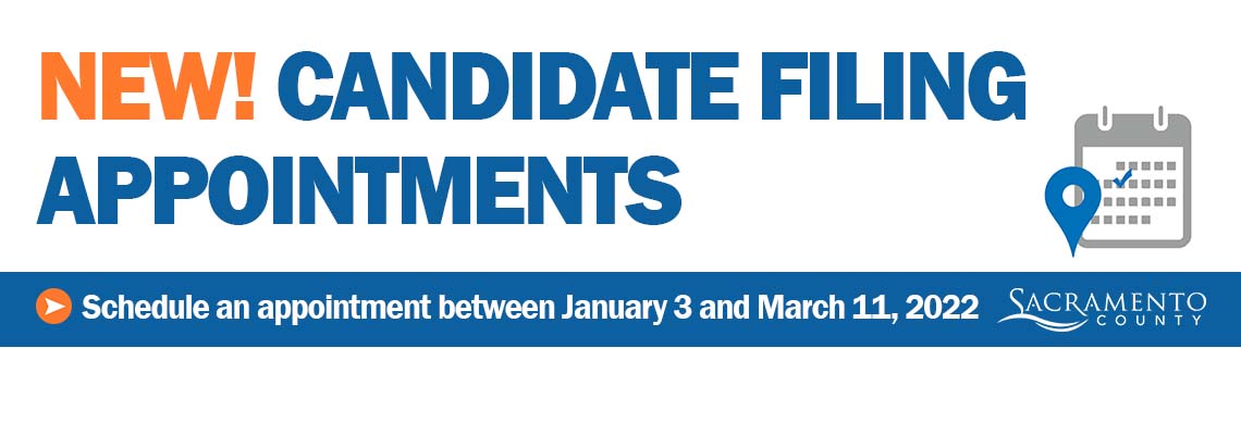 Candidate Filing Appointments Now Available
